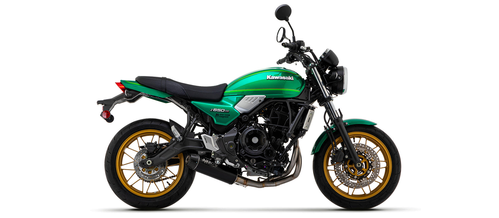 ARROW EXHAUST | Kawasaki Z 650 RS 2021-24 | Full system Rebel with aluminium polish rear end cap