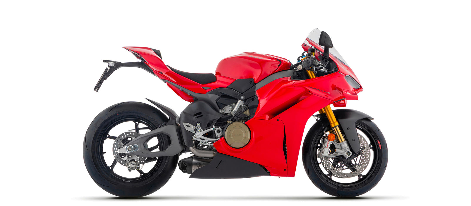 ARROW EXHAUST | Ducati Panigale V4 2025 | Titanium Works silencer with titanium link pipes