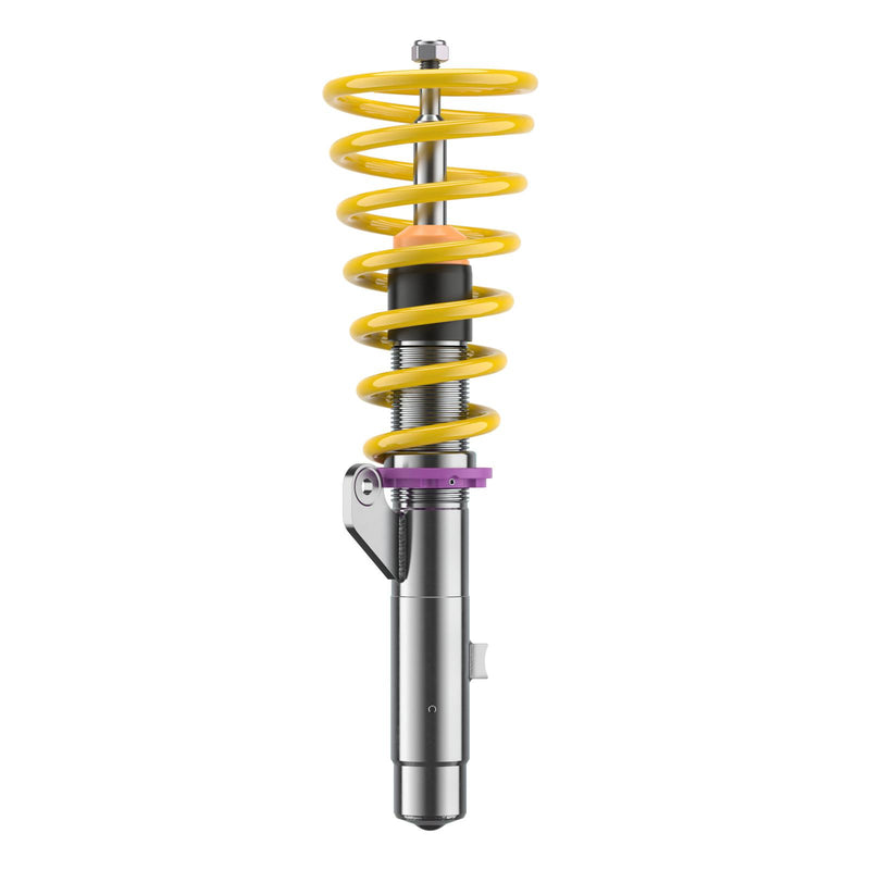 10220032 | KW Coilover | KW Coilover suspension V1 inox | Car type: BMW 3 (E90) 390L, 390X, 3L, M3, M3 GTS, M390 02/2004-02/2012 320 d - 125kW - 1995ccm - 4 cyl. - Rear-Wheel Drive  Only Models Year: 04/2005-01/2012 Axle Load FA/RA (kg): -1090/-1135