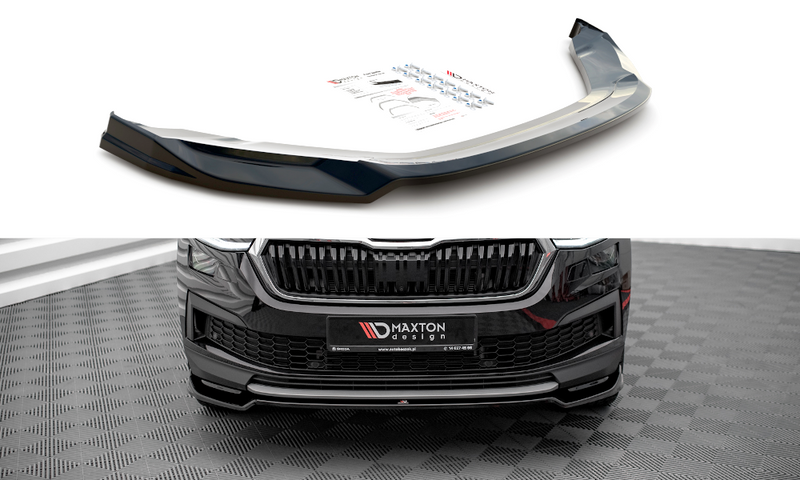 MAXTON DESIGN | Front diffuser V.2 Skoda Kodiaq Mk1 Facelift