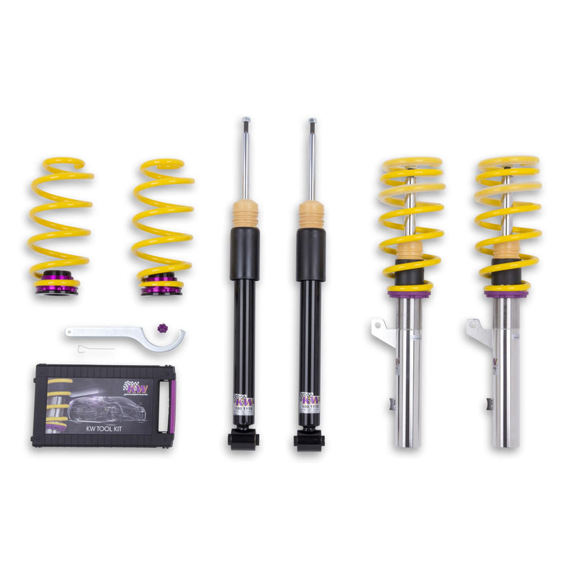 1521000G | KW Coilover suspension V2 inox | AUDI A3 Saloon (8V) 8VS, 8VM 05/2013-08/2021 2.0 TFSI - 162kW - 1984ccm - 4 cyl. - Front-Wheel Drive
