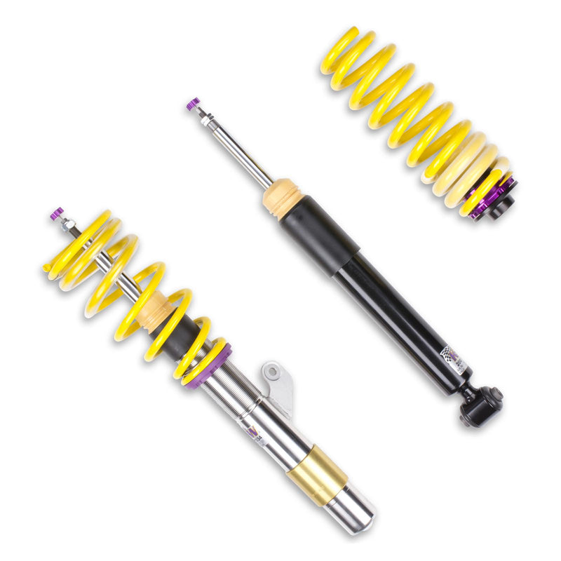 1522000D | KW Coilover suspension V2 inox  | Car type: BMW 3er (F30, F80) 3-HY, 3L, M3, M3 GTS 11/2011-10/2018 320 d - 147kW - 1995ccm - 4 cyl. - Heckantrieb  Only Models Year: 02/2012- Axle Load FA/RA (kg): -950/-1230