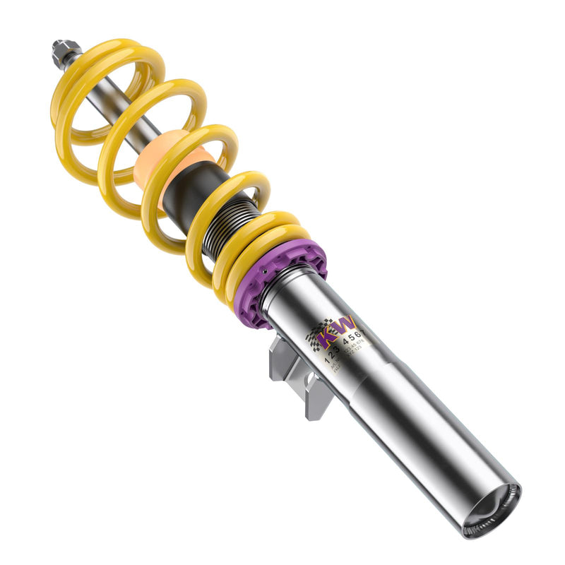 102100DQ |  KW Coilover suspension V1 inox (incl. deactivation for electronic dampers) | Car type: AUDI Q5 (FY) FYB 05/2016- 2.0 TFSI quattro - 185kW - 1984ccm - 4 cyl. - All-wheel Drive  Only Models  Axle Load FA/RA (kg): 1251-1355/-1390