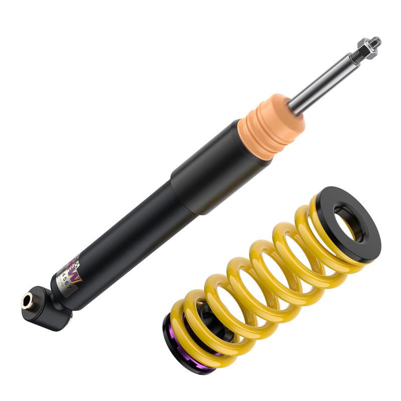 102100DQ |  KW Coilover suspension V1 inox (incl. deactivation for electronic dampers) | Car type: AUDI Q5 (FY) FYB 05/2016- 2.0 TFSI quattro - 185kW - 1984ccm - 4 cyl. - All-wheel Drive  Only Models  Axle Load FA/RA (kg): 1251-1355/-1390
