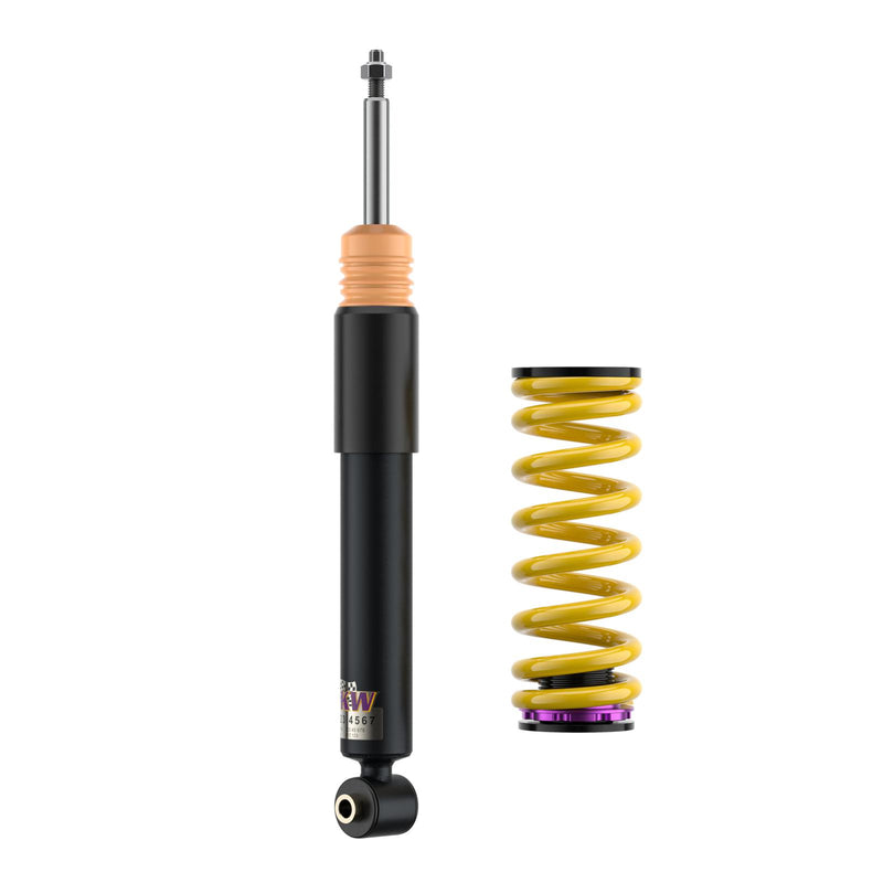 102100DQ |  KW Coilover suspension V1 inox (incl. deactivation for electronic dampers) | Car type: AUDI Q5 (FY) FYB 05/2016- 2.0 TFSI quattro - 185kW - 1984ccm - 4 cyl. - All-wheel Drive  Only Models  Axle Load FA/RA (kg): 1251-1355/-1390