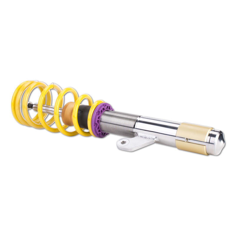 1802000D | KW Coilover suspension V2 comfort  | Car type: BMW 3er (F30, F80) 3-HY, 3L, M3, M3 GTS 11/2011-10/2018 320 d - 147kW - 1995ccm - 4 cyl. - Heckantrieb  Only Models Year: 02/2012- Axle Load FA/RA (kg): -950/-1230