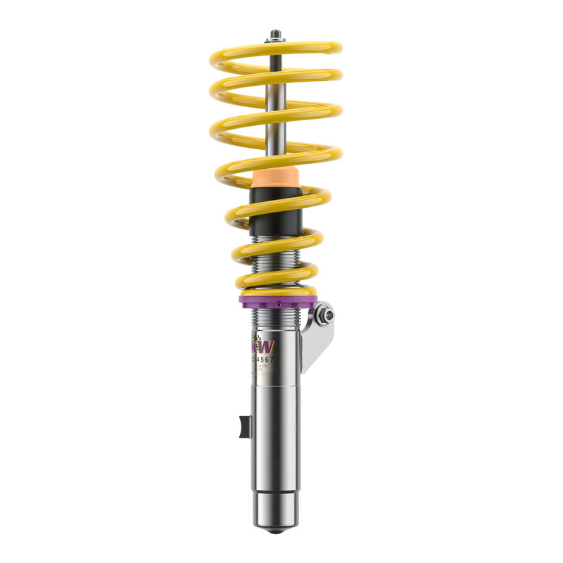 18020032 | KW Coilover | KW Coilover suspension V2 comfort | Car type: BMW 3 (E90) 390L, 390X, 3L, M3, M3 GTS, M390 02/2004-02/2012 320 d - 125kW - 1995ccm - 4 cyl. - Rear-Wheel Drive  Only Models Year: 04/2005-01/2012 Axle Load FA/RA (kg): -1090/-1135
