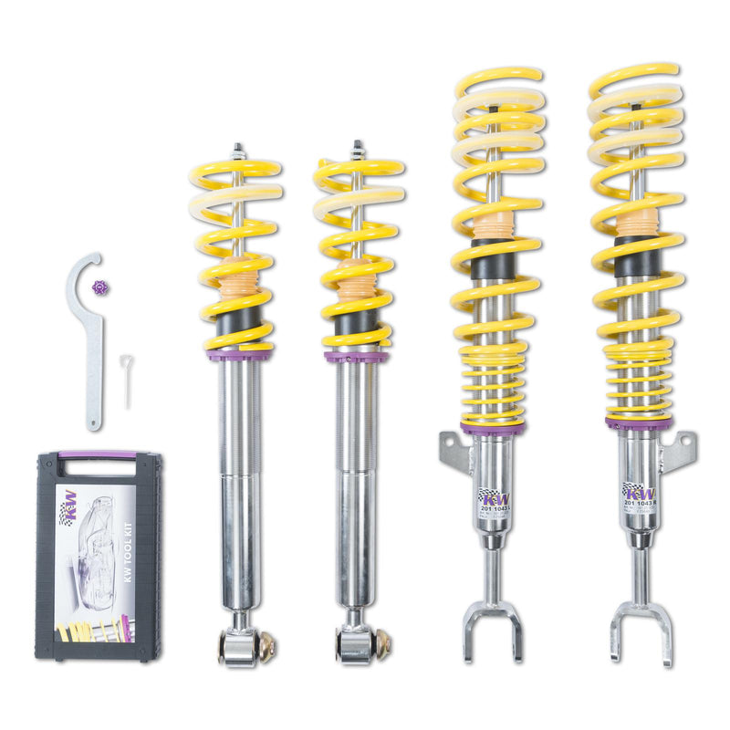 180200BU | KW Coilover suspension V2 comfort  | Car type: BMW 5 (G30, F90) F5LM, G5L 09/2016- 520 d - 140kW - 1995ccm - 4 cyl. - Rear-Wheel Drive  Only Models Year: 02/2017- Axle Load FA/RA (kg): -1200/-1350
