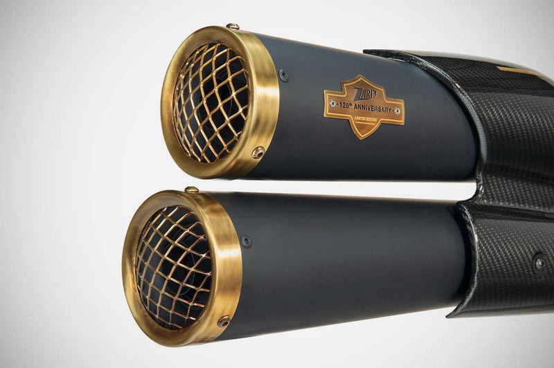 ZHD007S10SBR-B | ZARD EXHAUST | HARLEY DAVIDSON SPORTSTER S | "120TH" SLIP-ON KIT 2021-24
