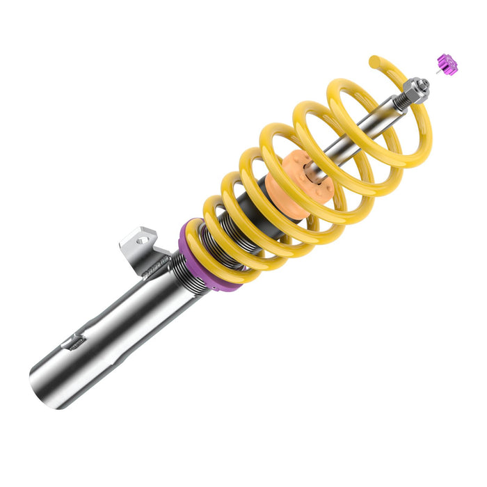15220032 | KW Coilover | KW Coilover suspension V2 inox  | Car type: BMW 3 (E90) 390L, 390X, 3L, M3, M3 GTS, M390 02/2004-02/2012 320 d - 125kW - 1995ccm - 4 cyl. - Rear-Wheel Drive  Only Models Year: 04/2005-01/2012 Axle Load FA/RA (kg): -1090/-1135