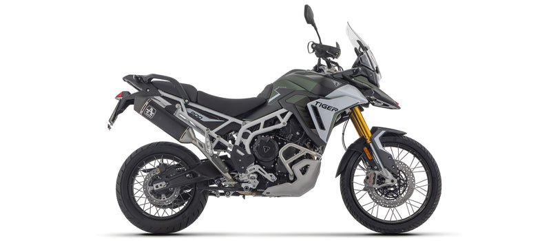 72506VAN | ARROW EXHAUST | Triumph TIGER 900 20244 | Veloce aluminium "Dark" silencer