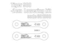 301808  |  Free Spirits | Rear suspension lowering kit (-20 mm) for Triumph Tiger 900 & 850 Sport