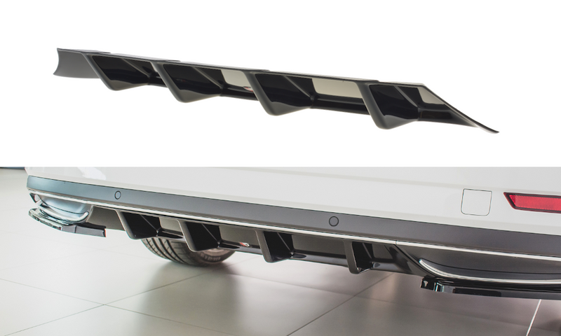 MAXTON DESIGN | Rear apron Skoda Superb Liftback / Combi Mk3 FL
