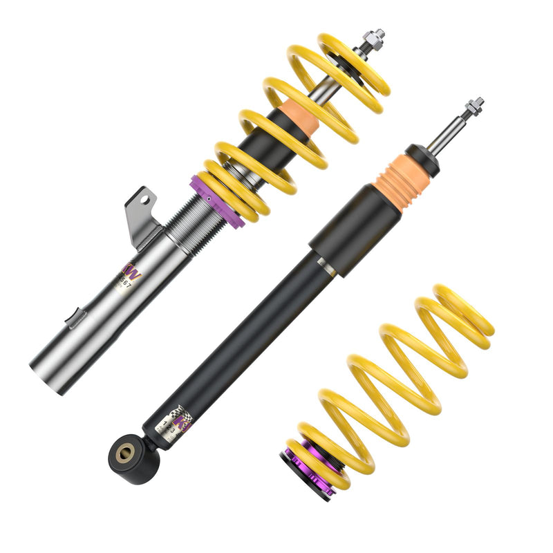 1802000F | KW Coilover suspension V2 comfort | Car type: BMW 2 Coupe (F22, F87) 1C, M3 10/2012-06/2021 220 d - 140kW - 1995ccm - 4 cyl. - Rear-Wheel Drive  Only Models Year: 02/2014- Axle Load FA/RA (kg): 921-1090/-1230