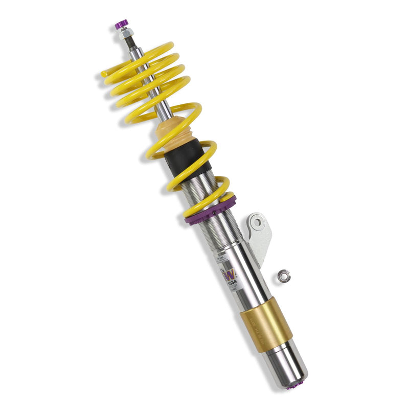 3522000D | KW Coilover suspension V3 inox  | Car type: BMW 3er (F30, F80) 3-HY, 3L, M3, M3 GTS 11/2011-10/2018 320 d - 147kW - 1995ccm - 4 cyl. - Heckantrieb  Only Models Year: 02/2012- Axle Load FA/RA (kg): -950/-1230