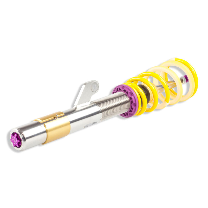 3522000F | KW Coilover suspension V3 inox | Car type: BMW 2 Coupe (F22, F87) 1C, M3 10/2012-06/2021 220 d - 140kW - 1995ccm - 4 cyl. - Rear-Wheel Drive  Only Models Year: 02/2014- Axle Load FA/RA (kg): 921-1090/-1230