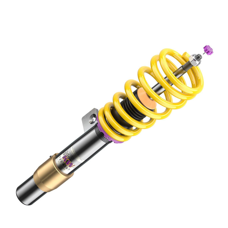 35220057 | KW Coilover suspension V3 inox | Car type: BMW 3 (E90) 390L, 390X, 3L, M3, M3 GTS, M390 02/2004-02/2012 M3 - 309kW - 3999ccm - 8 cyl. - Rear-Wheel Drive  Only Models Year: 09/2007- Axle Load FA/RA (kg): -1060/-1190