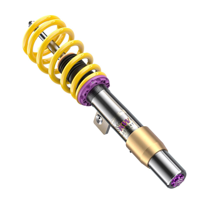 35220057 | KW Coilover suspension V3 inox | Car type: BMW 3 (E90) 390L, 390X, 3L, M3, M3 GTS, M390 02/2004-02/2012 M3 - 309kW - 3999ccm - 8 cyl. - Rear-Wheel Drive  Only Models Year: 09/2007- Axle Load FA/RA (kg): -1060/-1190