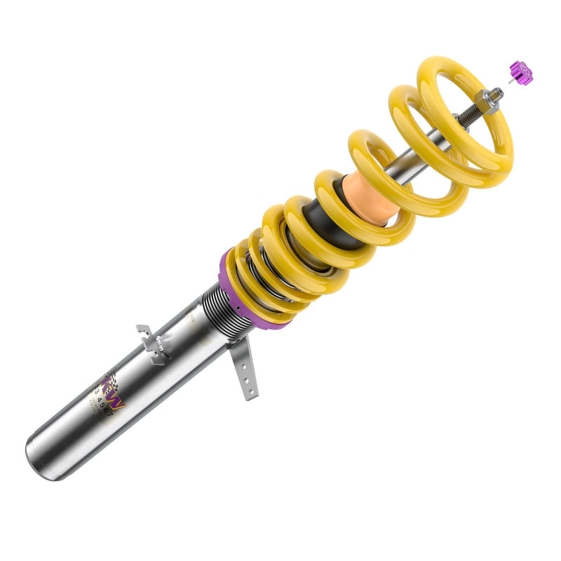 352200AL | KW Coilover suspension V3 inox | Car type: BMW X6 (F16, F86) M7X, X6 08/2014-07/2019 xDrive 28 i - 180kW - 1997ccm - 4 cyl. - All-wheel Drive  Only Models Year: 11/2014- Axle Load FA/RA (kg): -1420/-1755