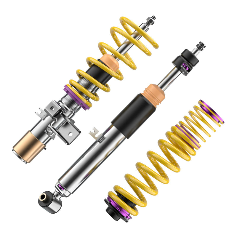 352200CX | KW Coilover suspension V3 inox | Car type: BMW 4 Coupe (G22, G82) 07/2020- 420 i xDrive - 135kW - 1998ccm - 4 cyl. - All-wheel Drive  Only Models  Axle Load FA/RA (kg): -1070/-1360