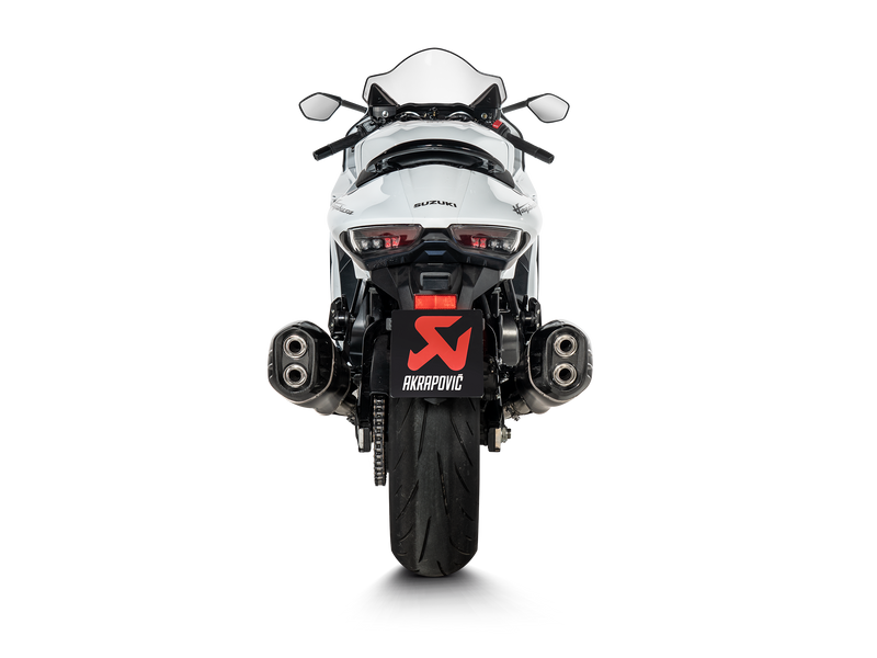 S-S13SO4-HRAATBL/1 | AKRAPOVIC | Suzuki  GSX-1300R Hayabusa  2025 | Slip-On Line (Titanium)