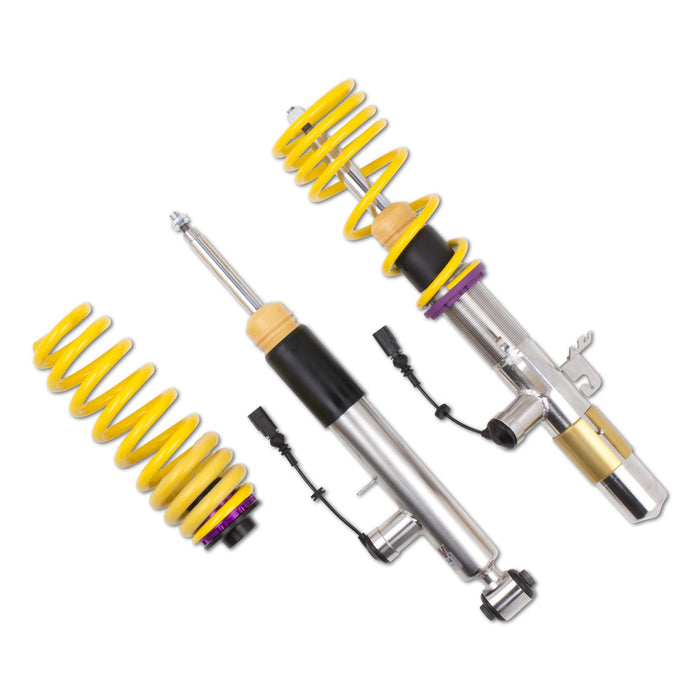 39020014 | KW DDC - Plug & Play coilovers inox  | Car type: BMW 3er (F30, F80) 3-HY, 3L, M3, M3 GTS 11/2011-10/2018 320 d - 147kW - 1995ccm - 4 cyl. - Heckantrieb  Only Models Year: 02/2012- Axle Load FA/RA (kg): -950/-1230