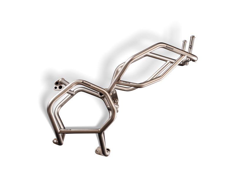 CB-B12T1U | AKRAPOVIC | BMW R 1250 GS/GSA 2019-2023 - Upper Protection Bar Set (Titanium)