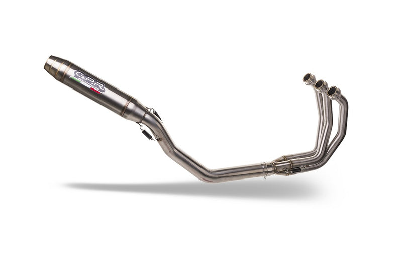 E5.T.100.RACEDB.DE  | G.P.R  EXHAUST  | GPR exhaust compatible with  Triumph Daytona 660 2023-2025, Deeptone Inox, Full system exhaust, including removable db killer