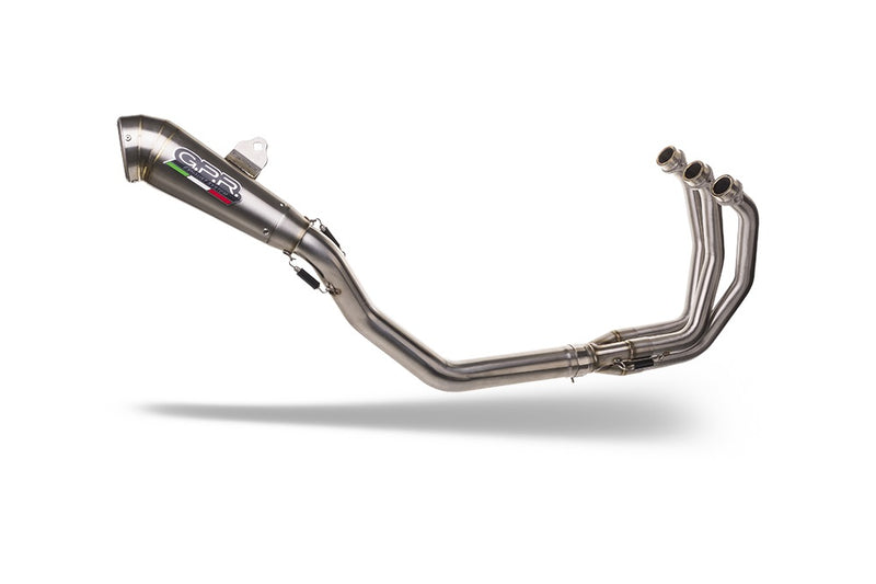 E5.T.100.RACEDB.PCEV  | G.P.R  EXHAUST  | GPR exhaust compatible with  Triumph Daytona 660 2023-2025, Powercone Evo, Full system exhaust, including removable db killer