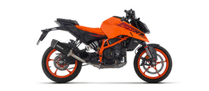 ARROW EXHAUST | KTM DUKE 390 2024 | Indy Race EVO aluminium "Dark" silencer with carby end cap