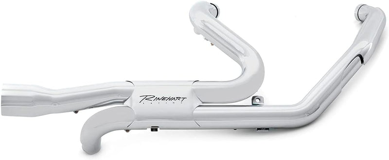 100-0452 | Rinehart Racing |  Harley-Davidson touring models 17-18 FL SLIMLINE DUALS HEADER KIT CHROME