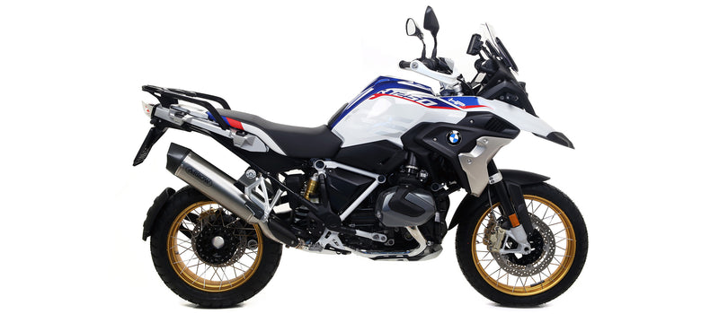 71805PK | ARROW EXHAUST |  BMW R1200/1250 GS/GSA 2013-2024 | Maxi Race-Tech titanium silencer with carby end cap