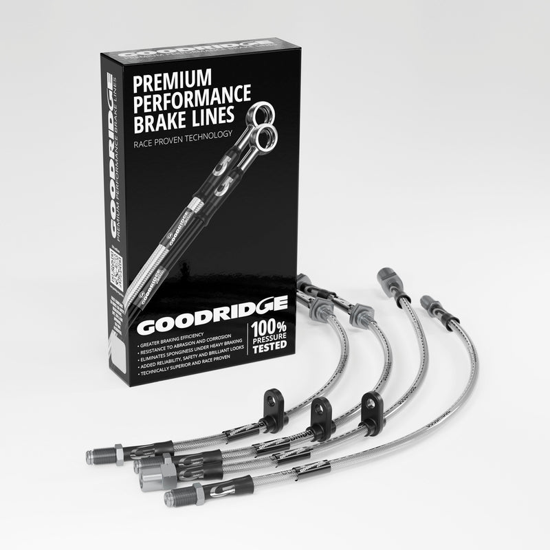 PERFORMANCE BRAKE HOSE KIT FOR TOYOTA HI-LUX PICK-UP ALL 2015+