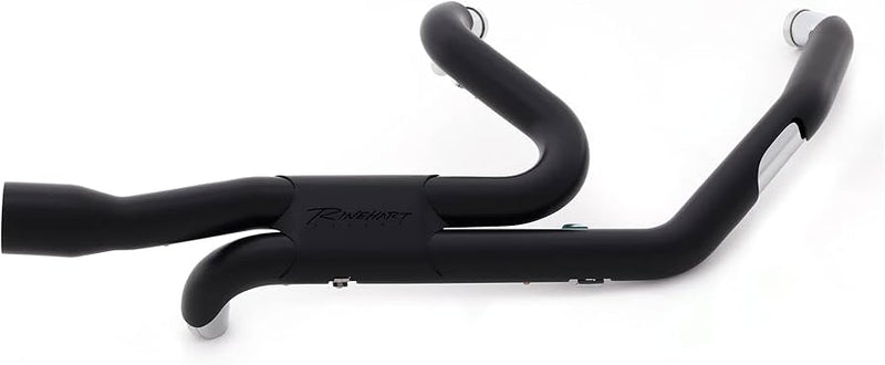 100-0453 | Rinehart Racing | Harley-Davidson touring models 2017-Up Slimline Dual Header Kit -  Black