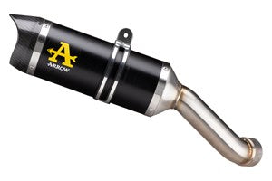 71912AKN | ARROW EXHAUST | Kawasaki Z 900 2020/2024 | Street Thunder aluminium "Dark" silencer with carby end cap