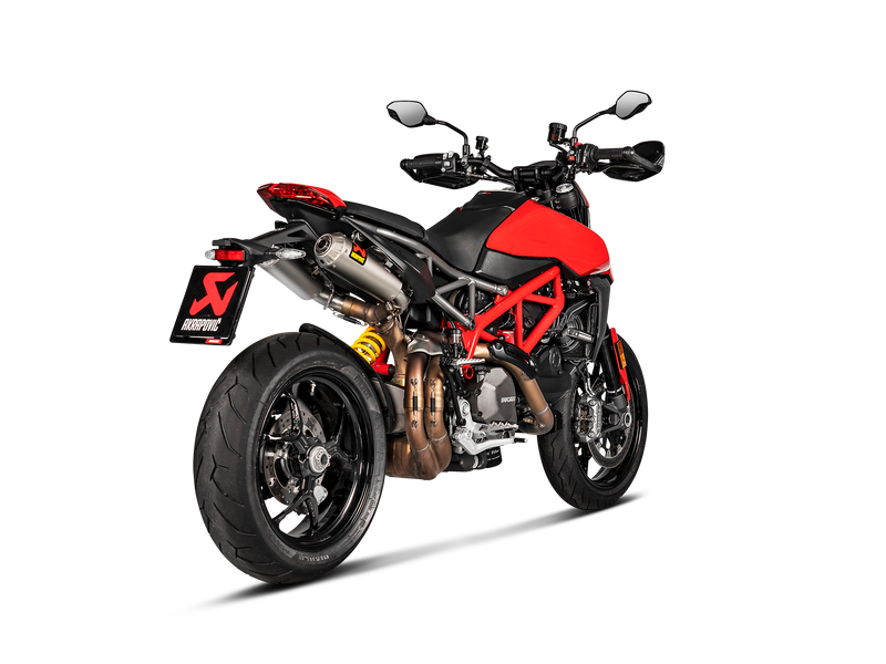 S-D9SO15-HCBT  | AKRAPOVIC | Ducati  Hypermotard 950 / 950 SP  2019-24 | Slip-On Line (Titanium)