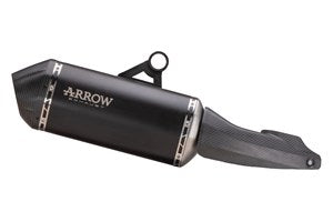 72505SKN | ARROW EXHAUST |  BMW R1200/1250 GS/GSA 2013-2024 | Sonora titanium "Dark" silencer with carby end cap
