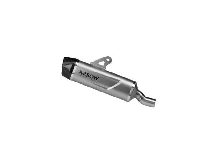 73523PK | ARROW EXHAUST | Honda FORZA 750 2025 | Indy Race EVO Titanium silencer with carby end cap