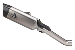 71004PT | ARROW EXHAUST | Aprilia RSV 4 2025 | Pista titanium silencer with stainless steel link pipe