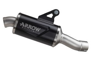 72651AON | ARROW EXHAUST |BMW R 1300 GS Adventure 2024/2025 | Indy Race EVO aluminium "Dark" silencer with steel end cap