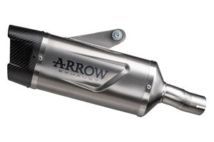 71967PK | ARROW EXHAUST | Kawasaki NINJA 500 2024 | Indy Race EVO Titanium silencer with carby end cap