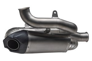 71163PK | ARROW EXHAUST | Ducati Panigale V4 2025 | Titanium Works silencer with titanium link pipes