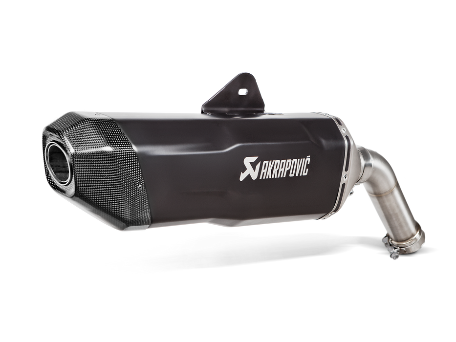 S-B9SO3-HFBFCTBL/1 | AKRAPOVIC EXHAUST | BMW  F 800 GS /F 900 GS Adventure  2024-25 | Slip-On-Line(Titanium)