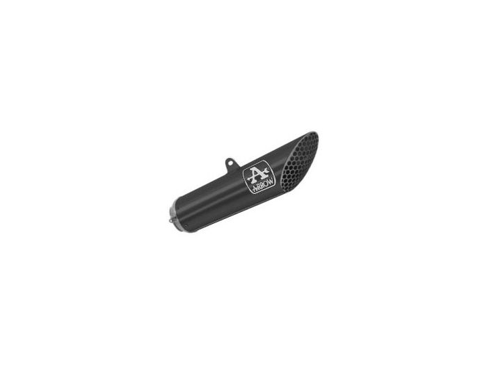 71222PRN | ARROW EXHAUST | Ducati Diavel 1260 S 2019-20 | Pro-Race Nichrom "Dark" silencer