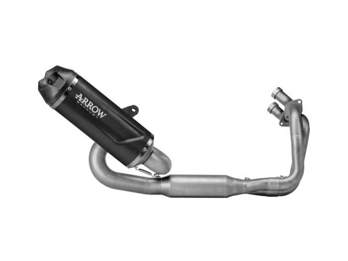 71965AKN | ARROW EXHAUST | Kawasaki NINJA 650 2024-25 | Homologated full system with Indy Race EVO aluminium "Dark" silencer