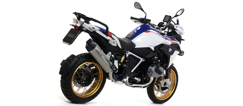 71805AK | ARROW EXHAUST |  BMW R1200/1250 GS/GSA 2013-2024 | Maxi Race-Tech aluminium silencer with carby end cap