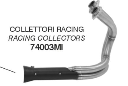 74003MI | ARROW EXHAUST | Kawasaki Vulcan S 650 2017-2020 | Racing collector for Rebel silencer