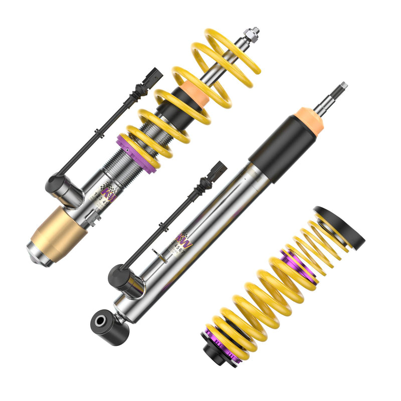 39020009 | KW DDC - ECU coilovers inox | Car type: BMW 3 (E90) 390L, 390X, 3L, M3, M3 GTS, M390 02/2004-02/2012 M3 - 309kW - 3999ccm - 8 cyl. - Rear-Wheel Drive  Only Models Year: 09/2007- Axle Load FA/RA (kg): -1060/-1190