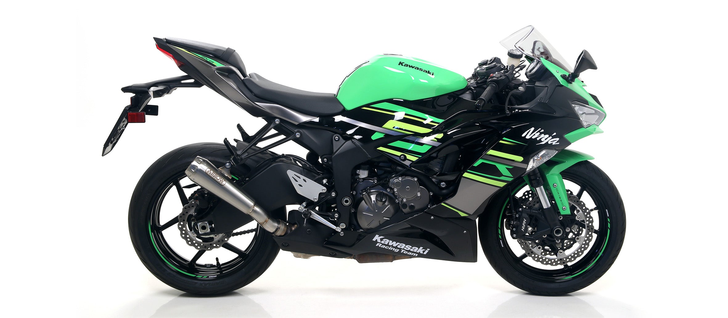 71898PR | ARROW EXHAUST | Kawasaki ZX-6R 2019-25 | Titanium Pro
