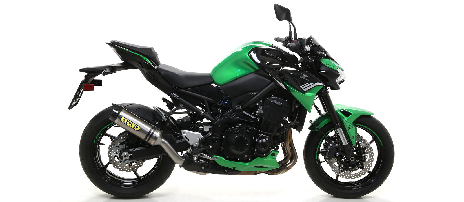 ARROW EXHAUST | Kawasaki Z 900 2020/2024 | Street Thunder titanium silencer with carby end cap